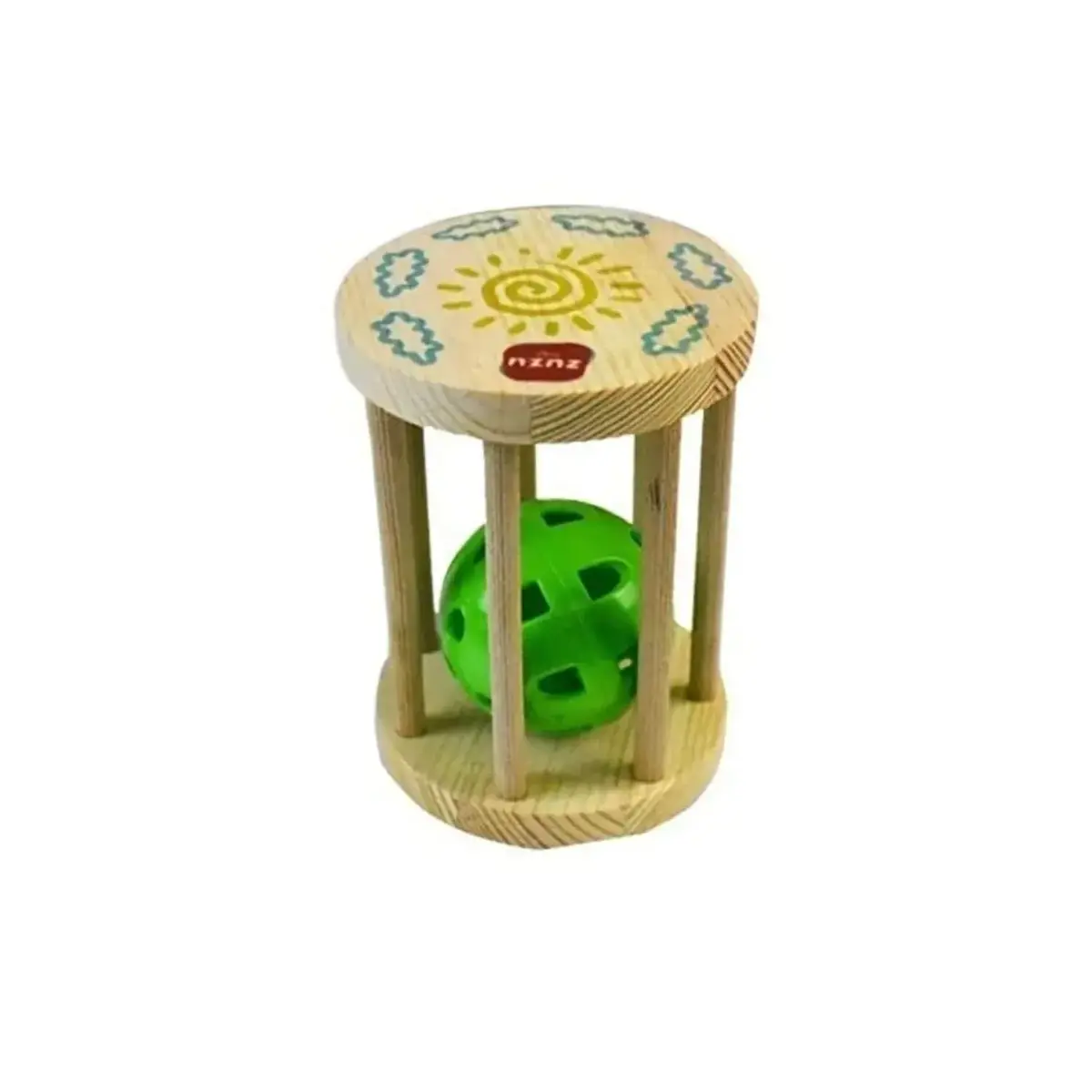 Zuzu Toys Ahşap Kafes Çıngırak