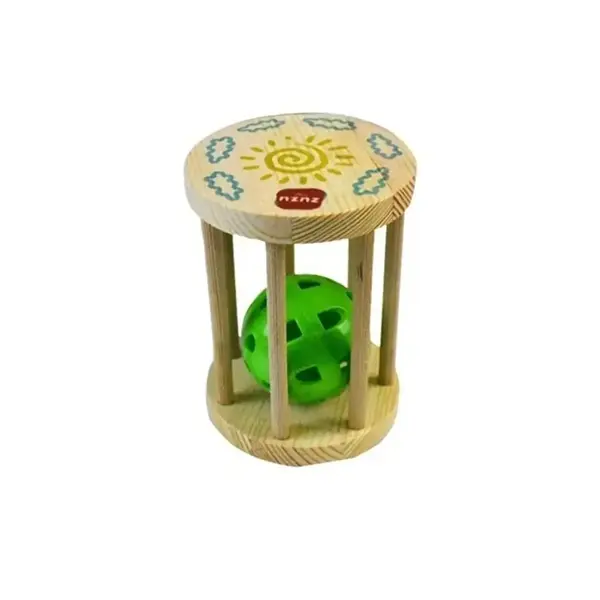 Zuzu Toys Ahşap Kafes Çıngırak