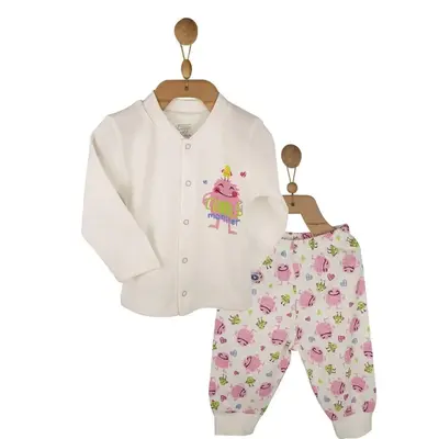 Luggi Baby Pijama Takımı Önden Çıtçıtlı Monster