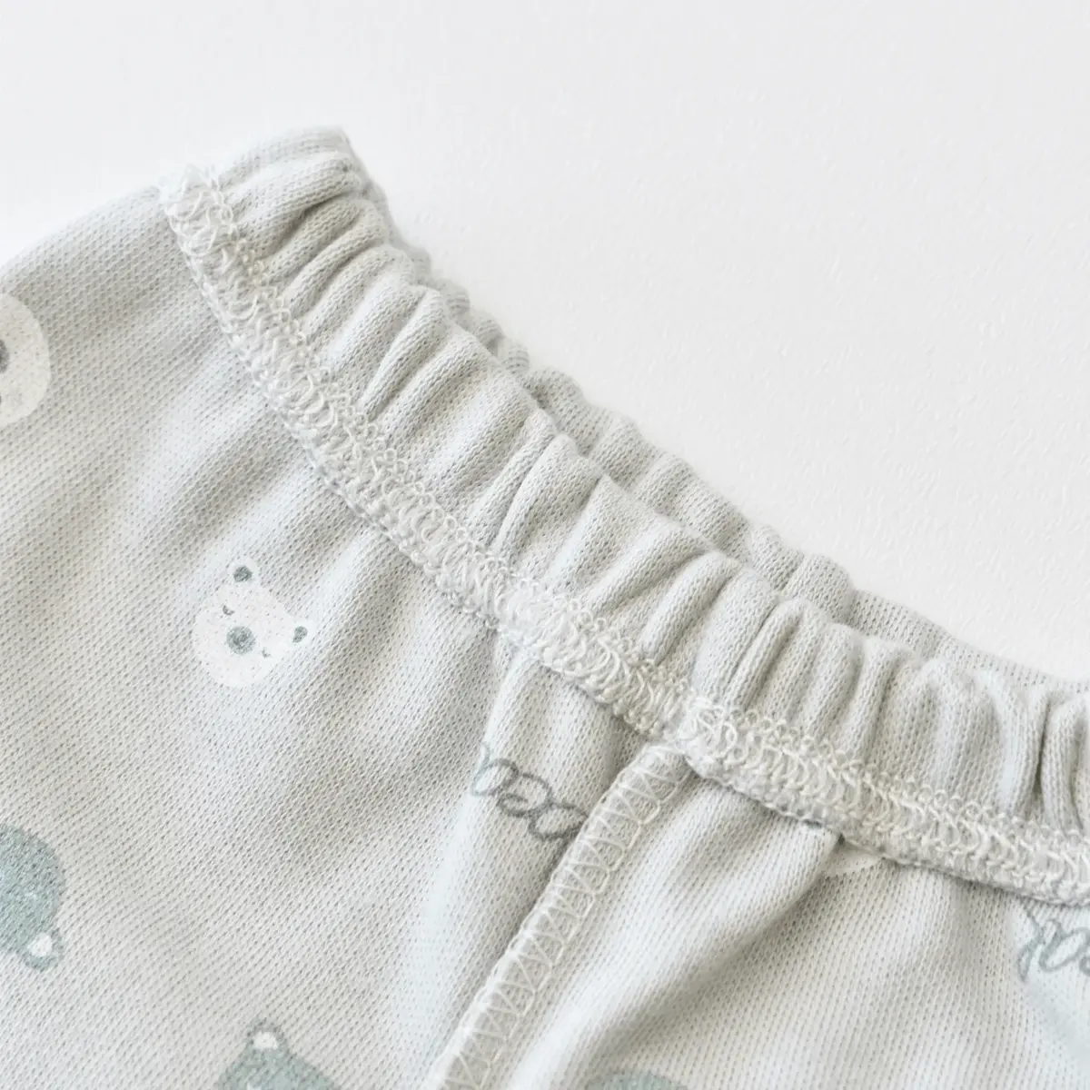 Bibaby Organik Zıbın Takımı Hug Me Bear Prematüre Kar Melanj