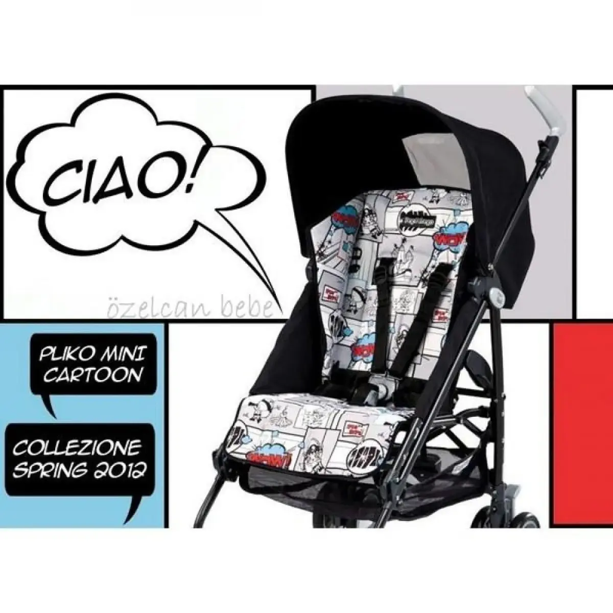Peg Perego Pliko Mini Baston Bebek Arabası Cartoon