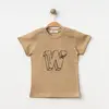 Winimo T-Shirt W Baskılı Sütlü Kahve