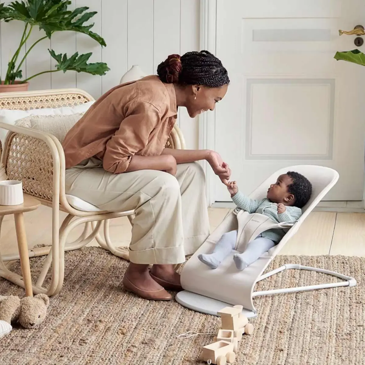 Babybjörn Balance Bliss Ana Kucağı Cotton 3D Jersey Light Beige