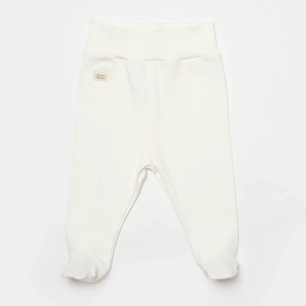 Bibaby Organik Pantolon Patikli Modal Nature Relax Ekru