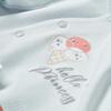 Bibaby Organik Tulum Pretty Ears Bunny Mint - Ekru