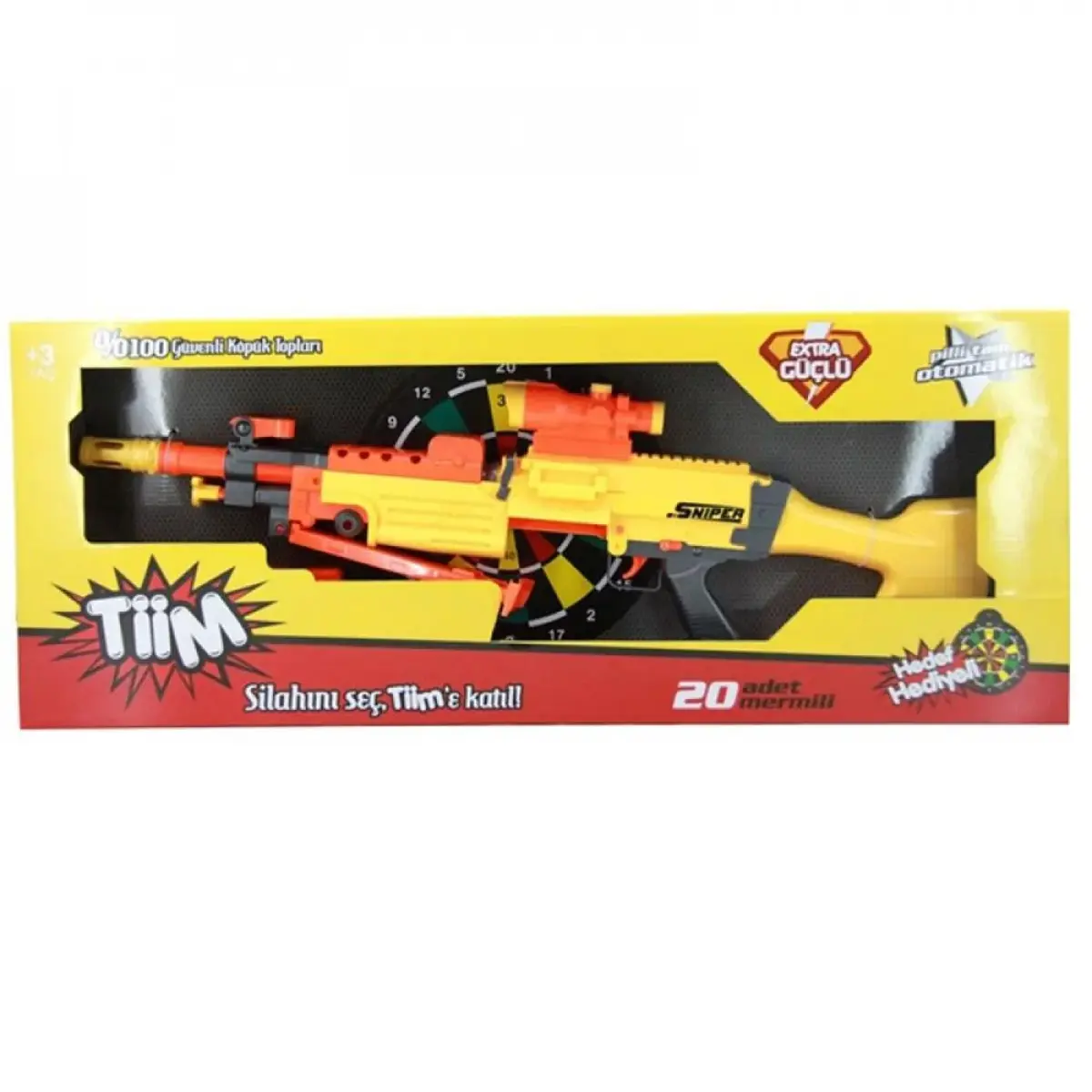 Kutulu Tam Otomatik Tiim Sniper Silah