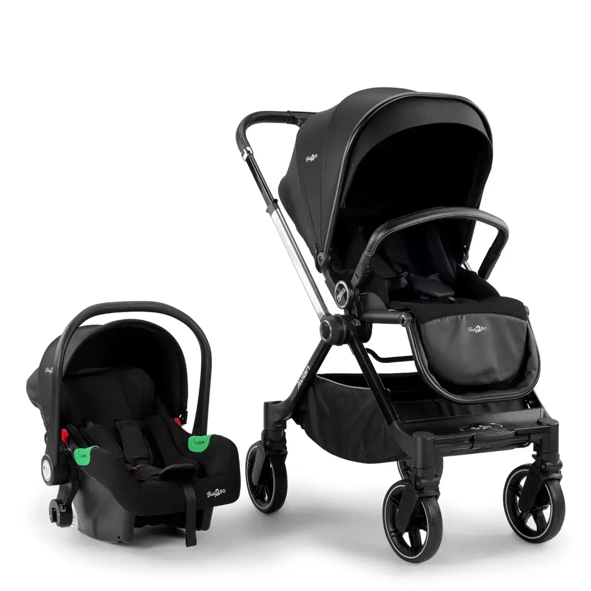 Baby2Go Avian Travel Sistem Bebek Arabası Siyah