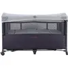 Prego 8044 Miami Plus Anne Yanı Oyun Parkı 70x120 cm Gri