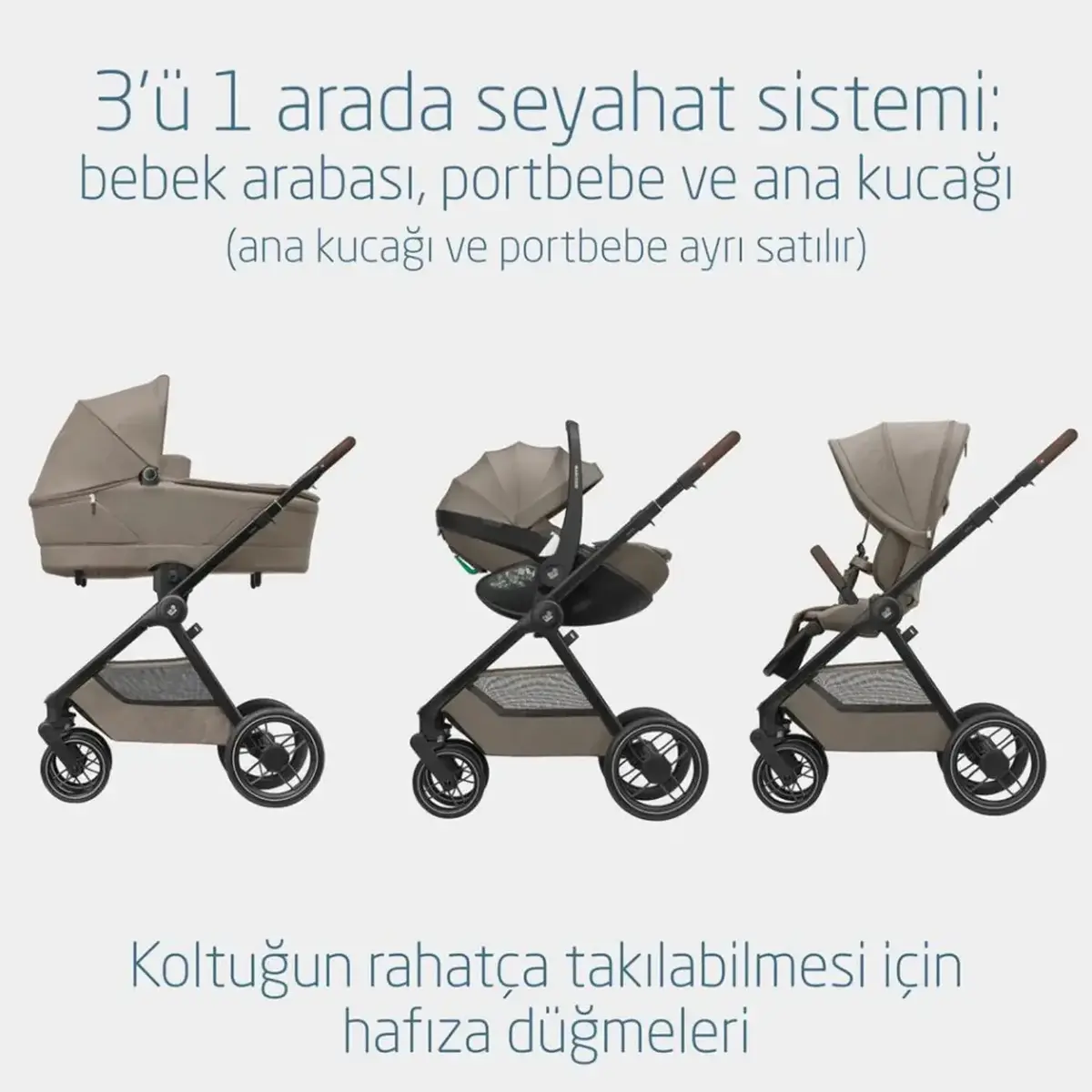 Maxi-Cosi Oxford Bebek Arabası Twillic Truffle