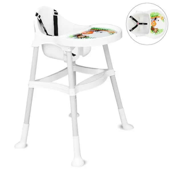 Duux Orman Desenli Basic Mama Sandalyesi Krem