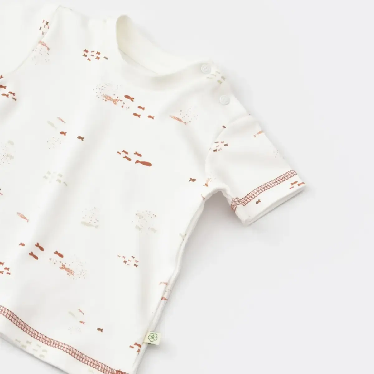 Bibaby Organik Salopet Tulum Magic Starfish Latte