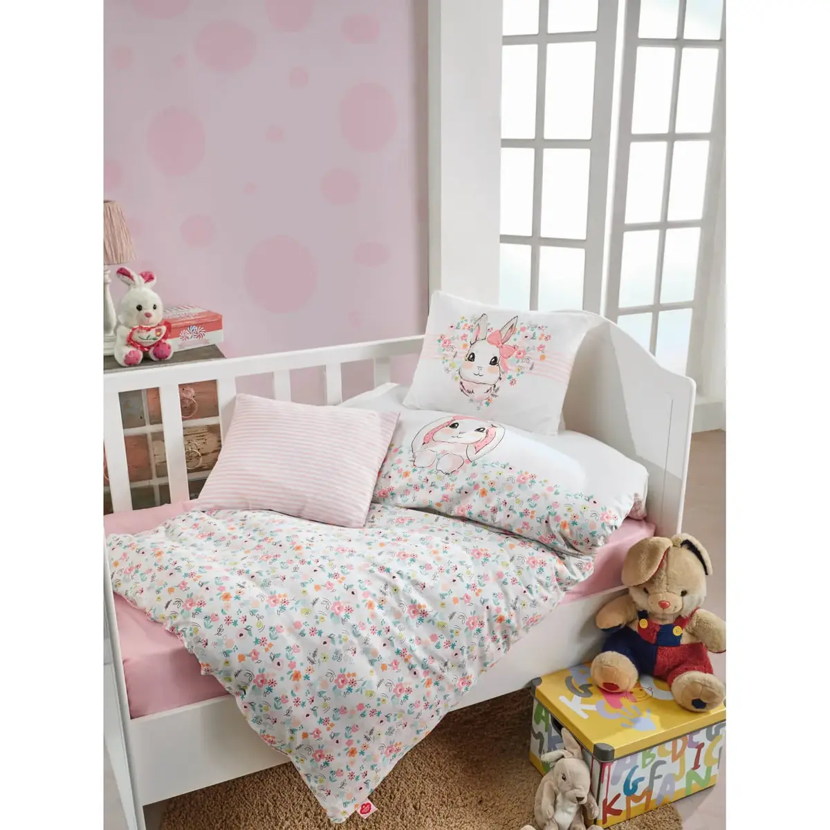 Cottonbox Bebek Nevresim Takımı Bunny Pembe