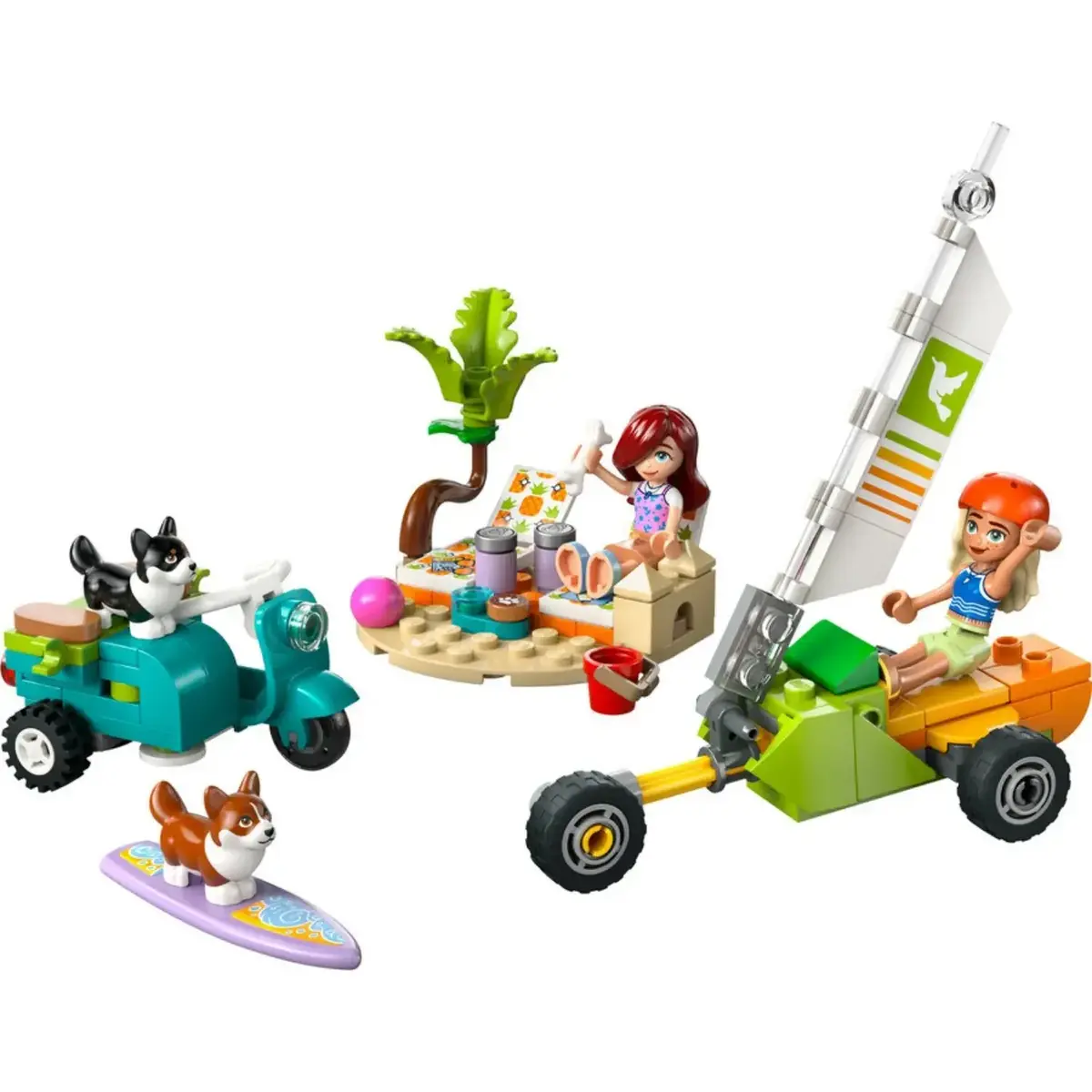 LEGO Friends Sörfçü Köpekler ve Scooter Macerası 42641 