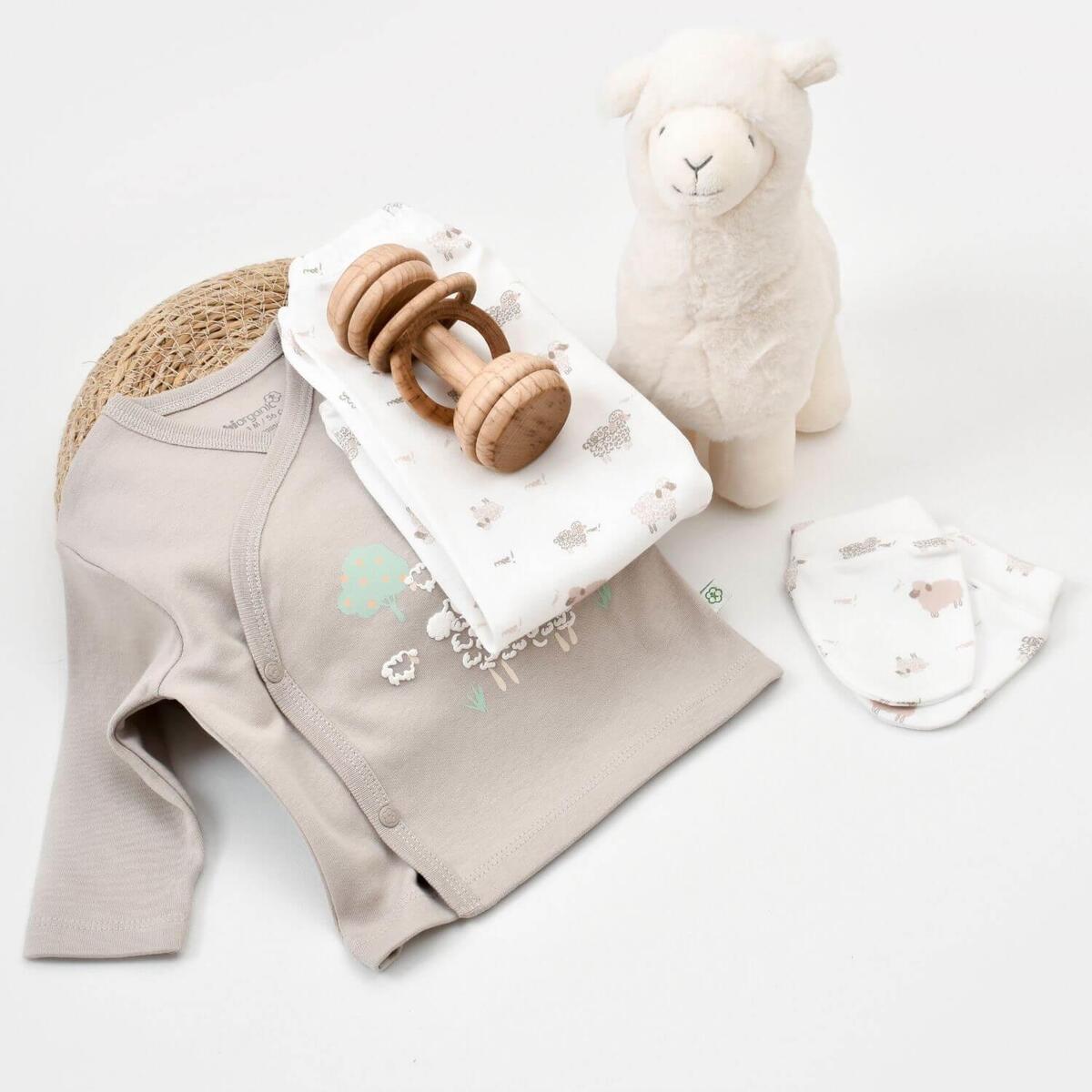 Bibaby Organik Hastane Çıkışı 5li Curly Sheep Bej