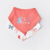 Bibaby Organik Fular Önlük 2li Wild Flowers Coral