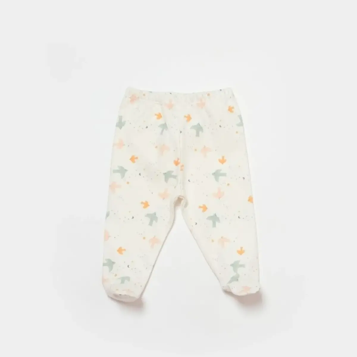 Bibaby Organik 3lü Takım Tiny Birds Ekru - Yeşil