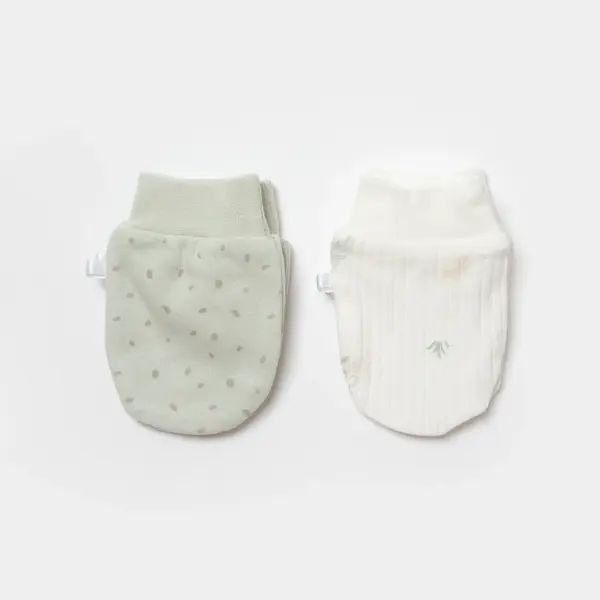 Bibaby Organik Eldiven 2li Koala Jungle Mint