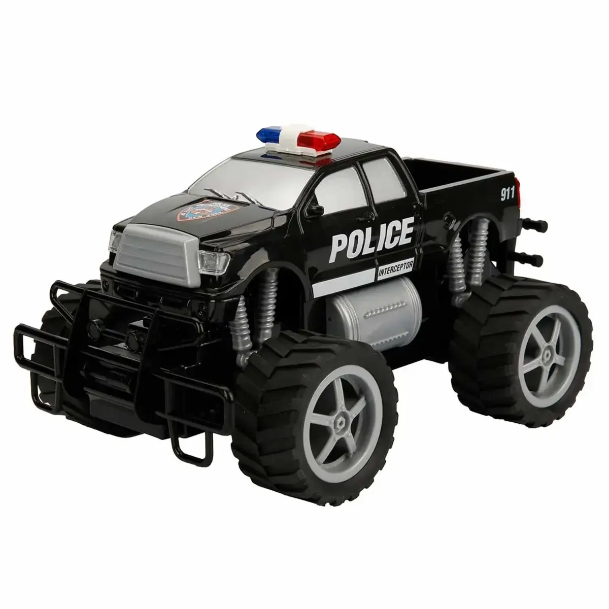 Uzaktan Kumandalı Jumbo Wheels Usb Şarjlı Işıklı Polis Arabası 1:18