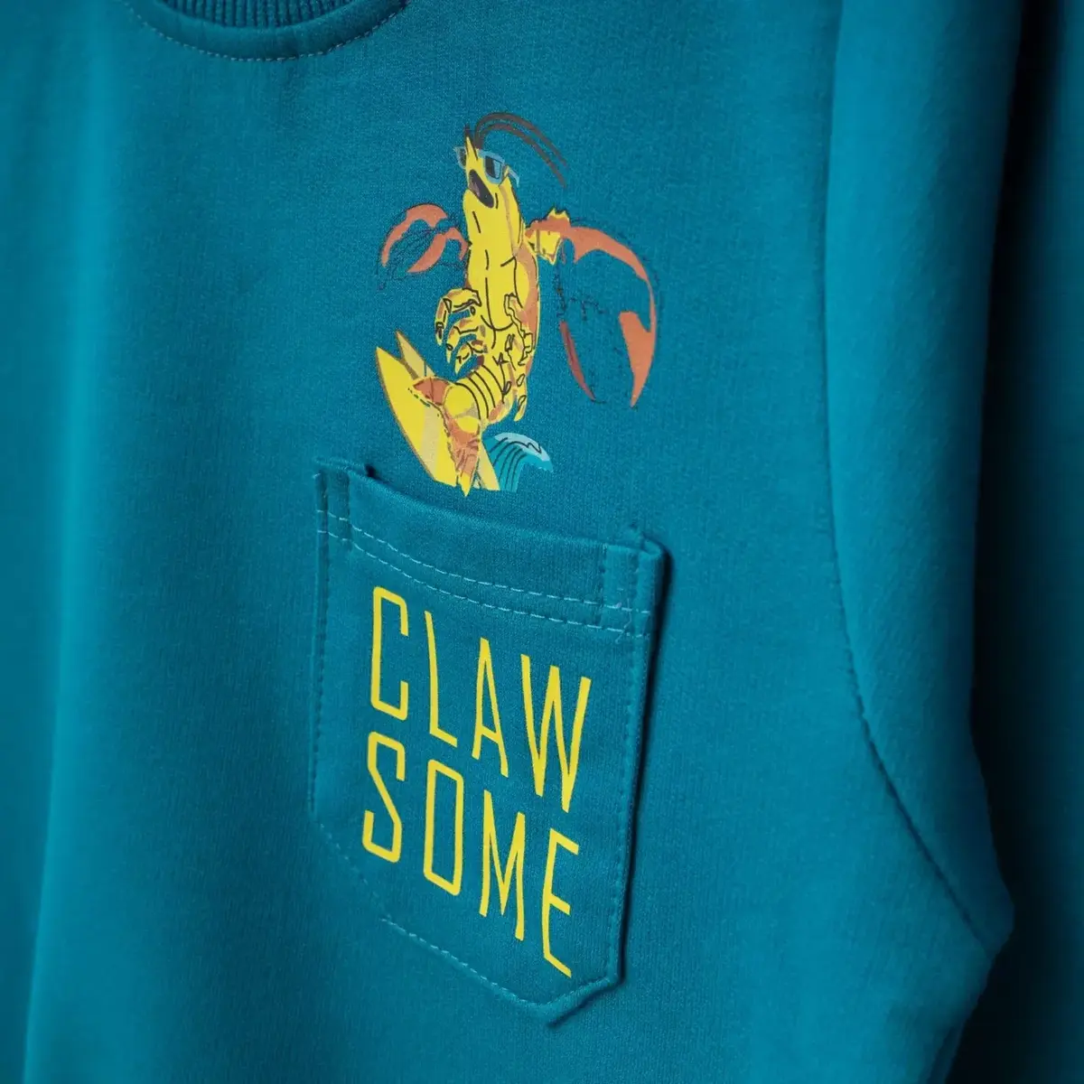 Bebolly Sweatshirt Claw Some Turkuaz