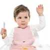 OiOi Silikon Mama Önlüğü 6+ Ay Powder Grey