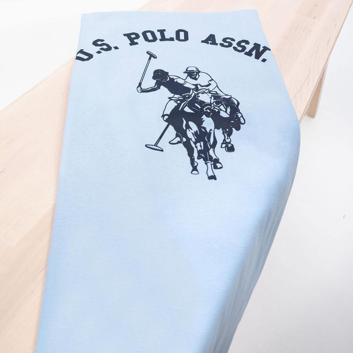 U.S Polo Battaniye Buz Mavisi