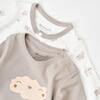 Bibaby Organik Tulum Takımı Tüllü Curly Sheep Bej