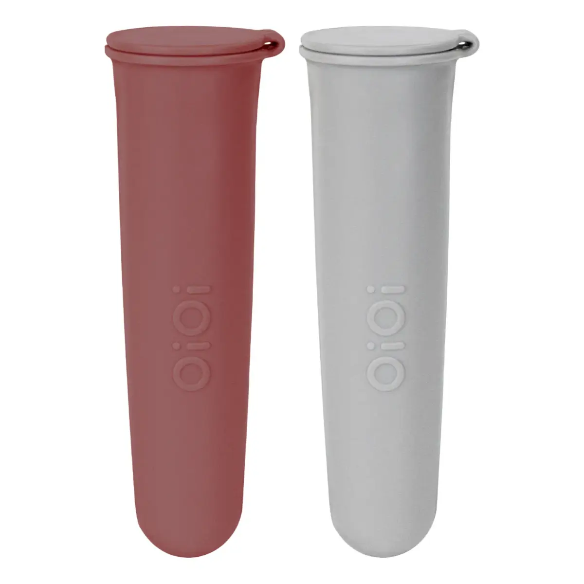 OiOi Buz Buz Silikon Dondurma Kabı 2li 6+ Ay Velvet Rose - Powder Grey