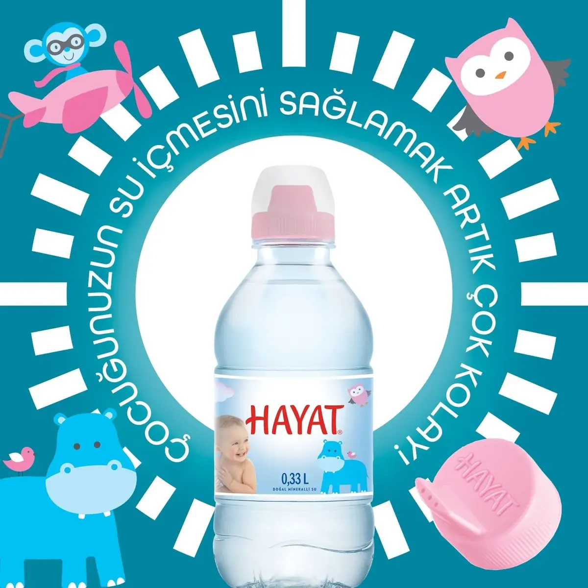 Hayat Doğal Mineralli Bebek Suyu 6lı