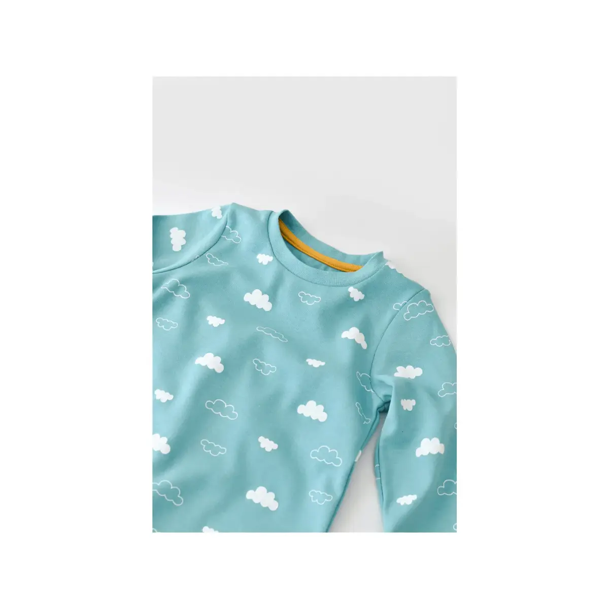 Bibaby Pijama Takımı Cute Cloudy Mint