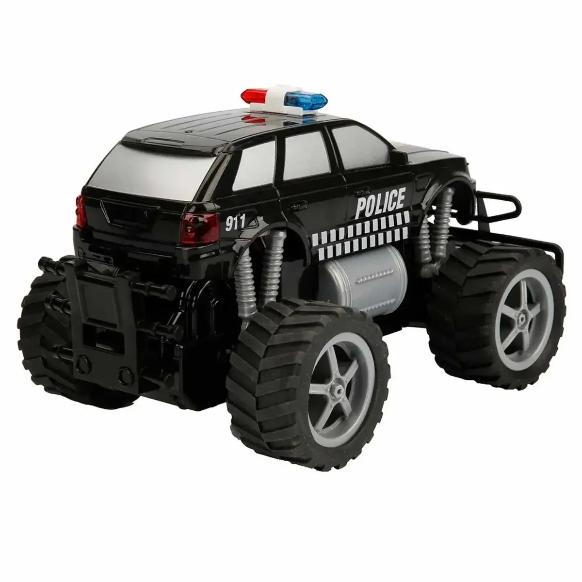 Uzaktan Kumandalı Jumbo Wheels Usb Şarjlı Işıklı Polis Arabası 1:18