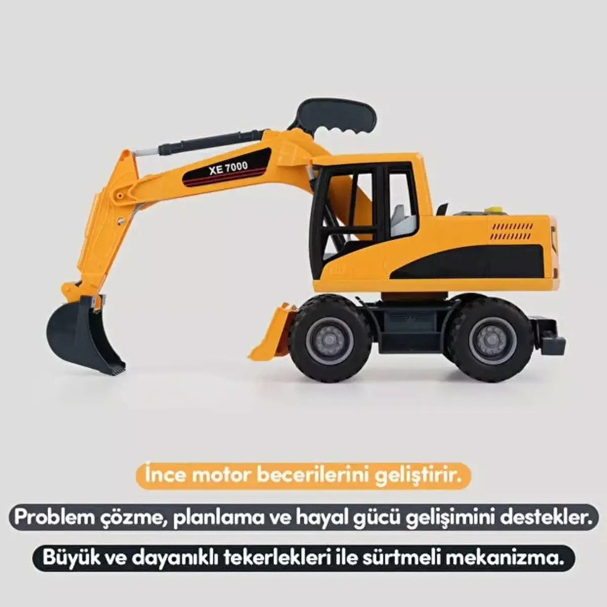Let's Drive Sesli ve Işıklı Kepçe