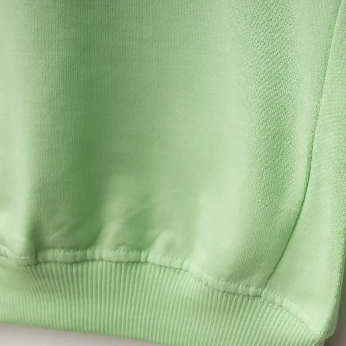 Winimo Sweatshirt Parçalı Basic Fıstık Yeşili