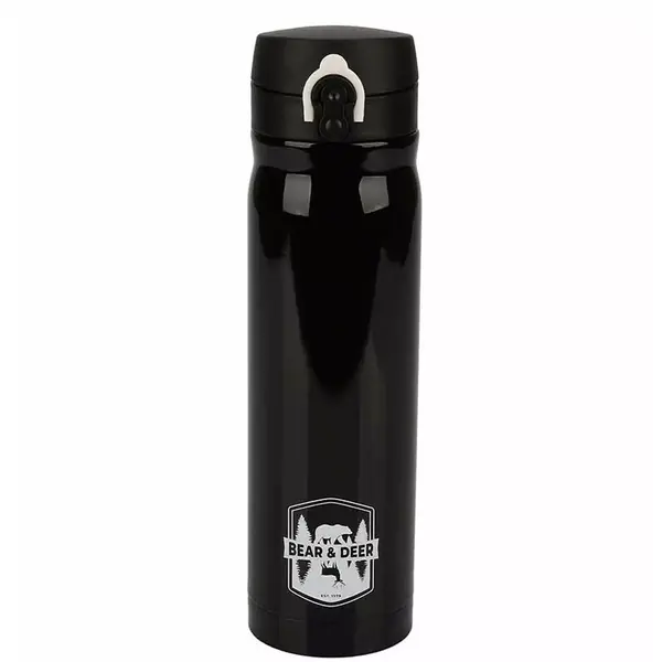 B&D XG-7617 Termos Matara Otomatik Kapak 500 ml Siyah