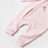 Bibaby Tulum Fermuarlı Lets Fly Clouds Pembe