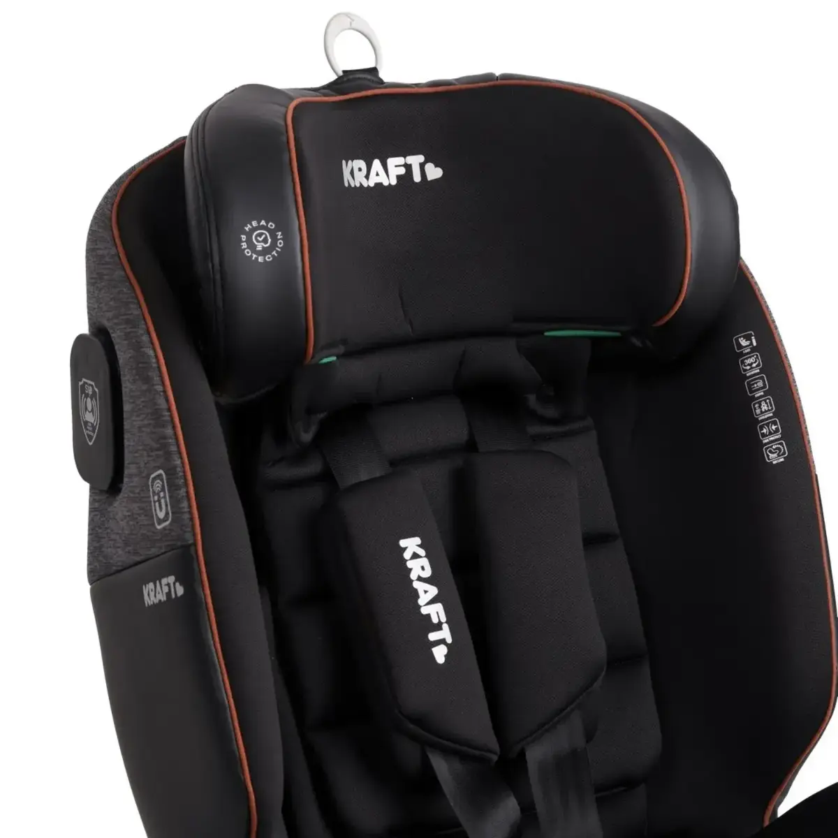 Kraft Galler I-Size Oto Koltuğu 0-36 Kg Grey