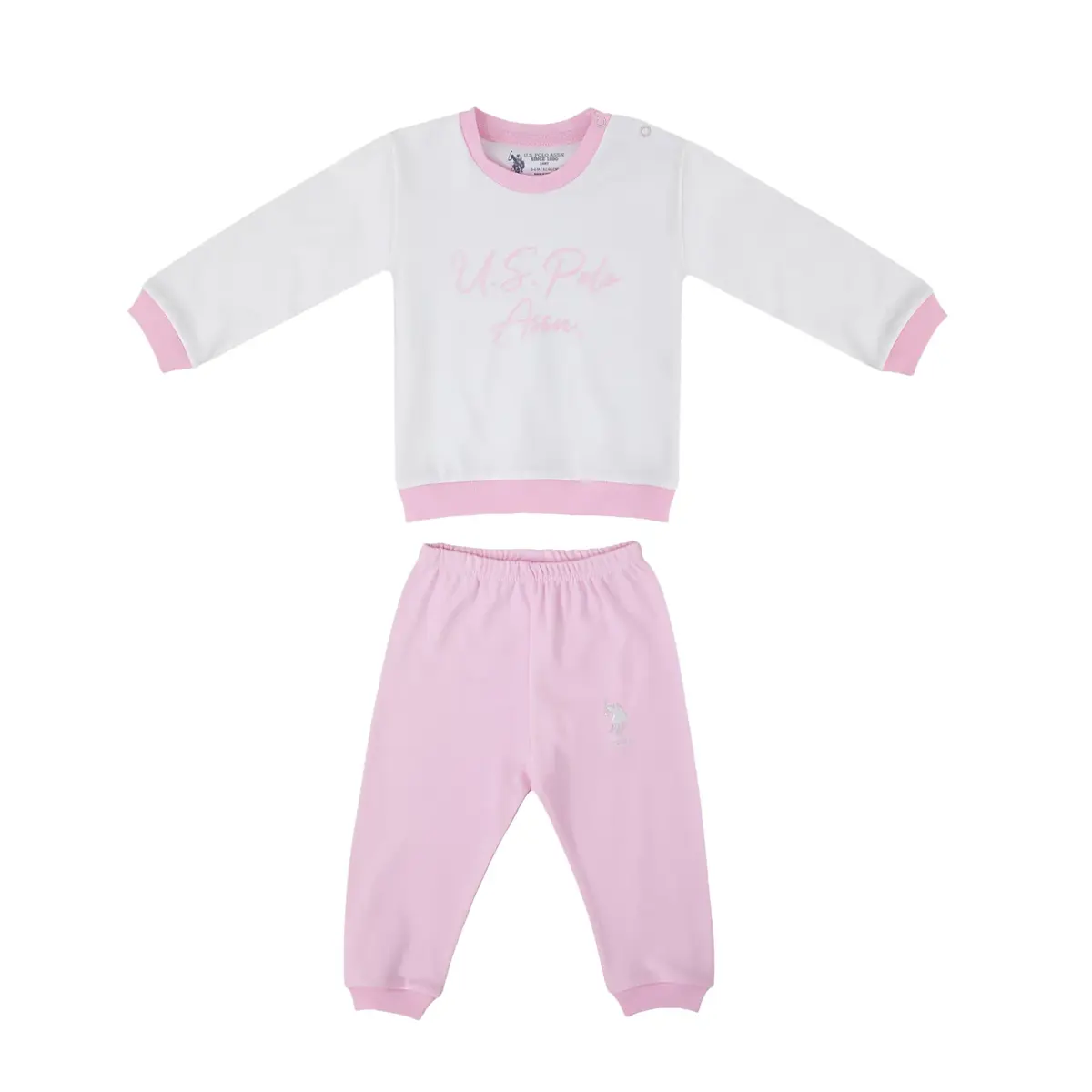 U.S. Polo 2li Takım Sweatshirt Krem