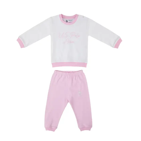U.S. Polo 2li Takım Sweatshirt Krem