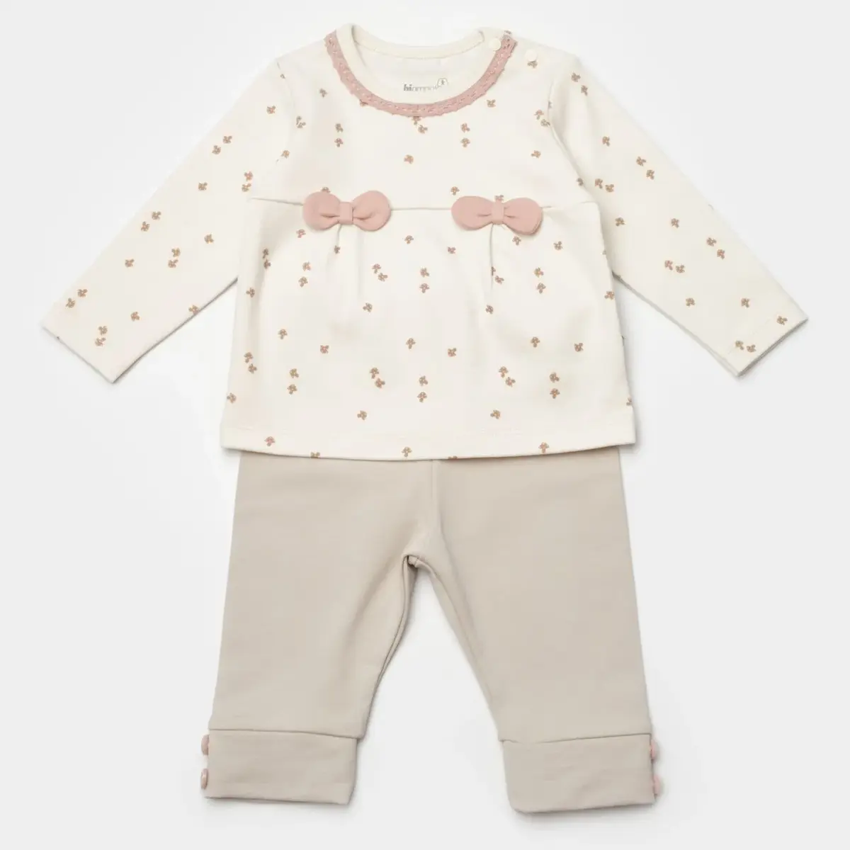 Bibaby Organik 2li Takım Sweet Lady Açık Bej