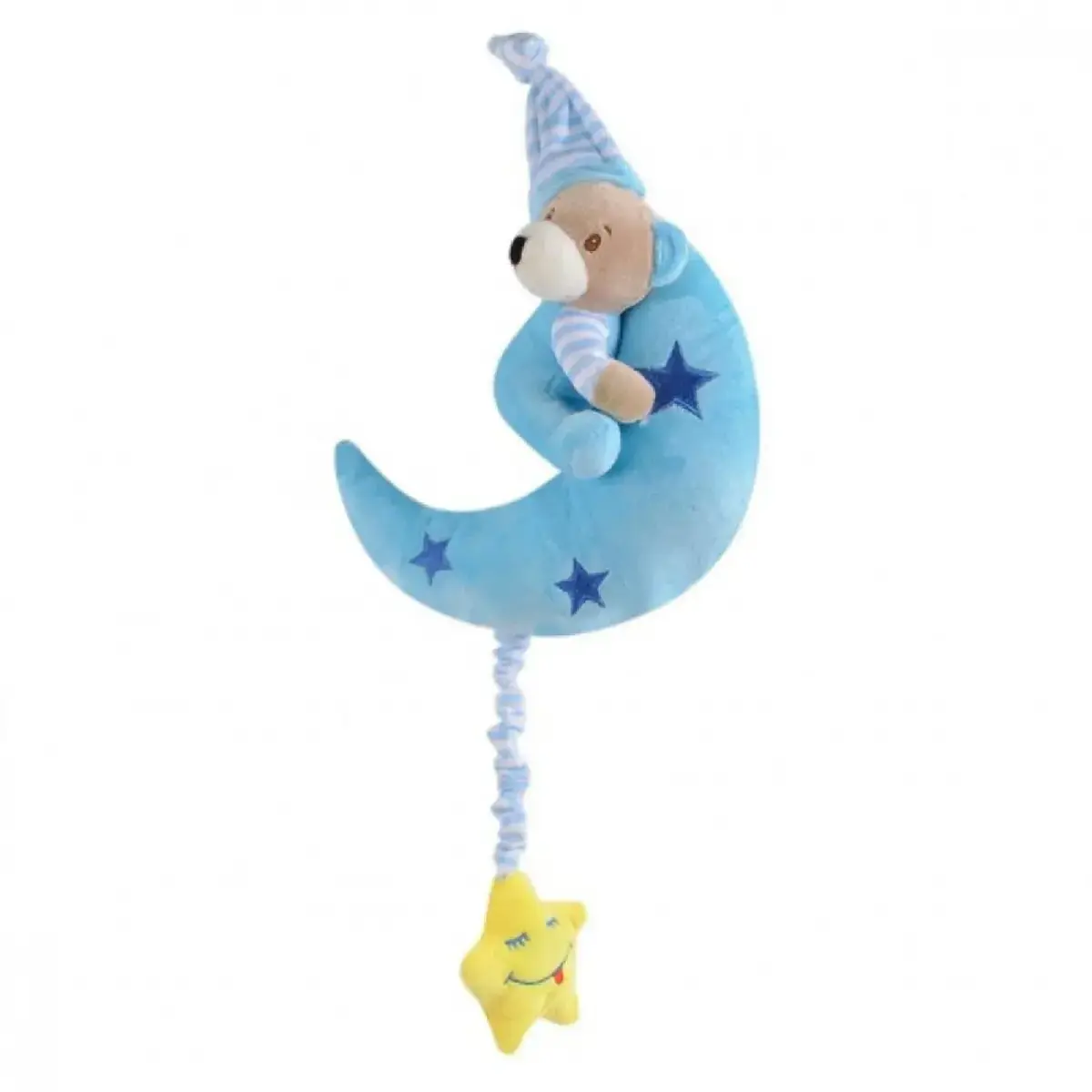 Selay Peluş Aylı Ayıcık Mavi 20 Cm