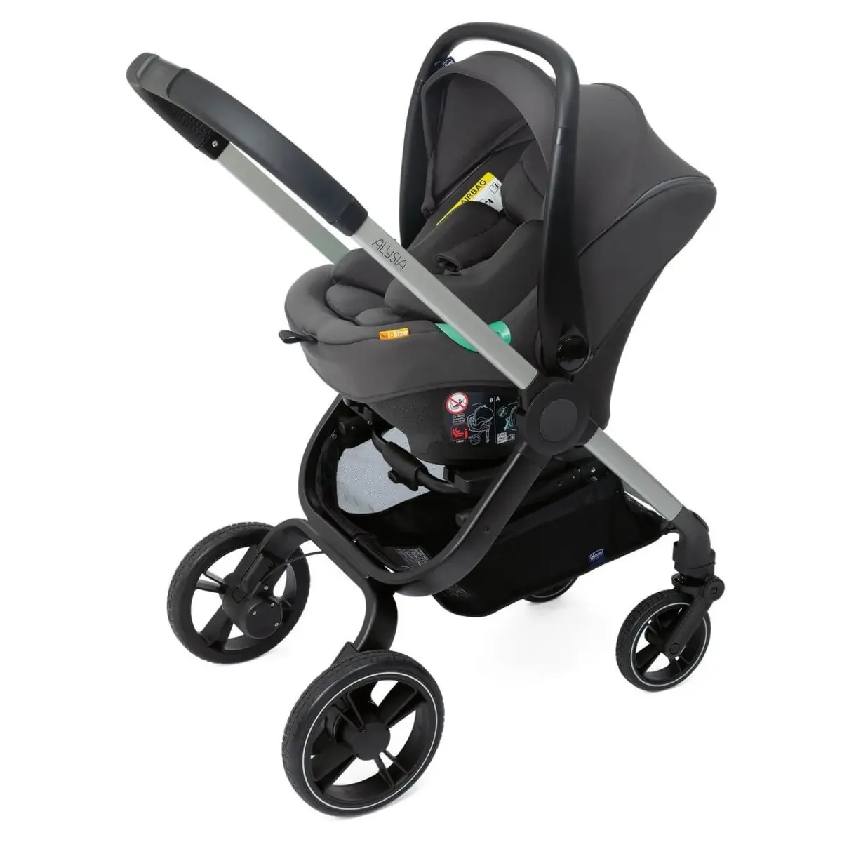 Chicco Trio Alysia I-Size Travel Sistem Bebek Arabası Anthracite