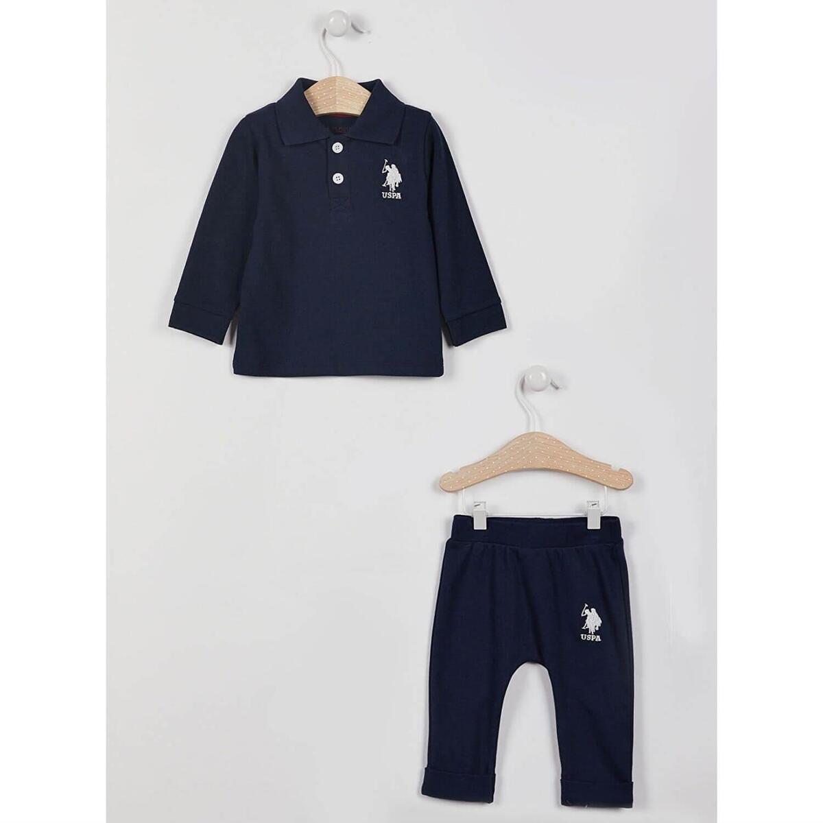 U.S. Polo 2li Takım Uzun Kol Lacivert