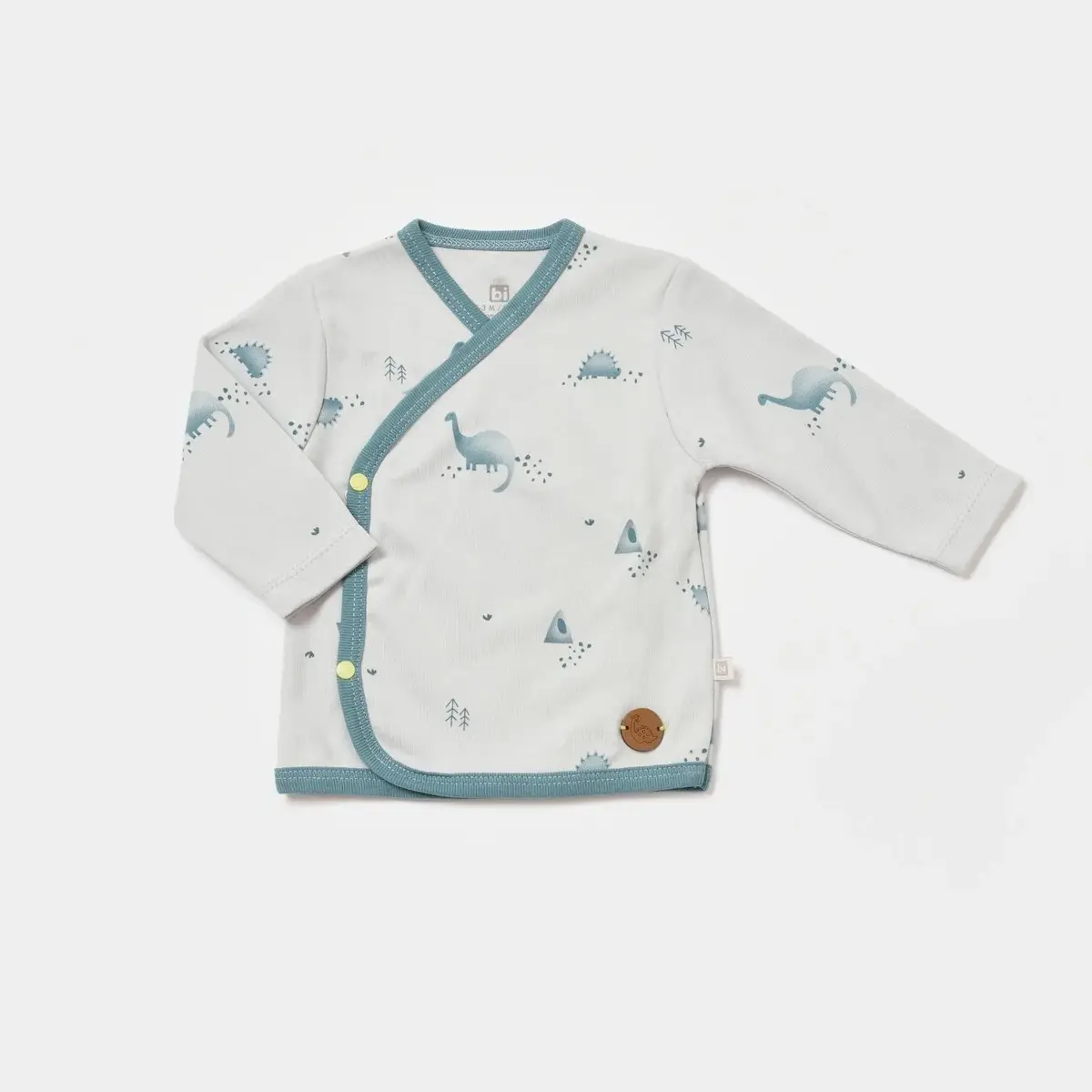 Bibaby Zıbın Takımı 3lü My Little Dinosaur Gri - Petrol