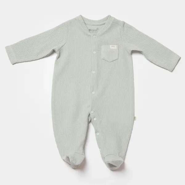 Bibaby Organik Tulum Waffle Smile Mint