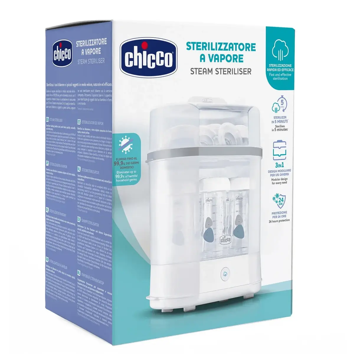 Chicco 3 in 1 Buharlı Sterilizatör