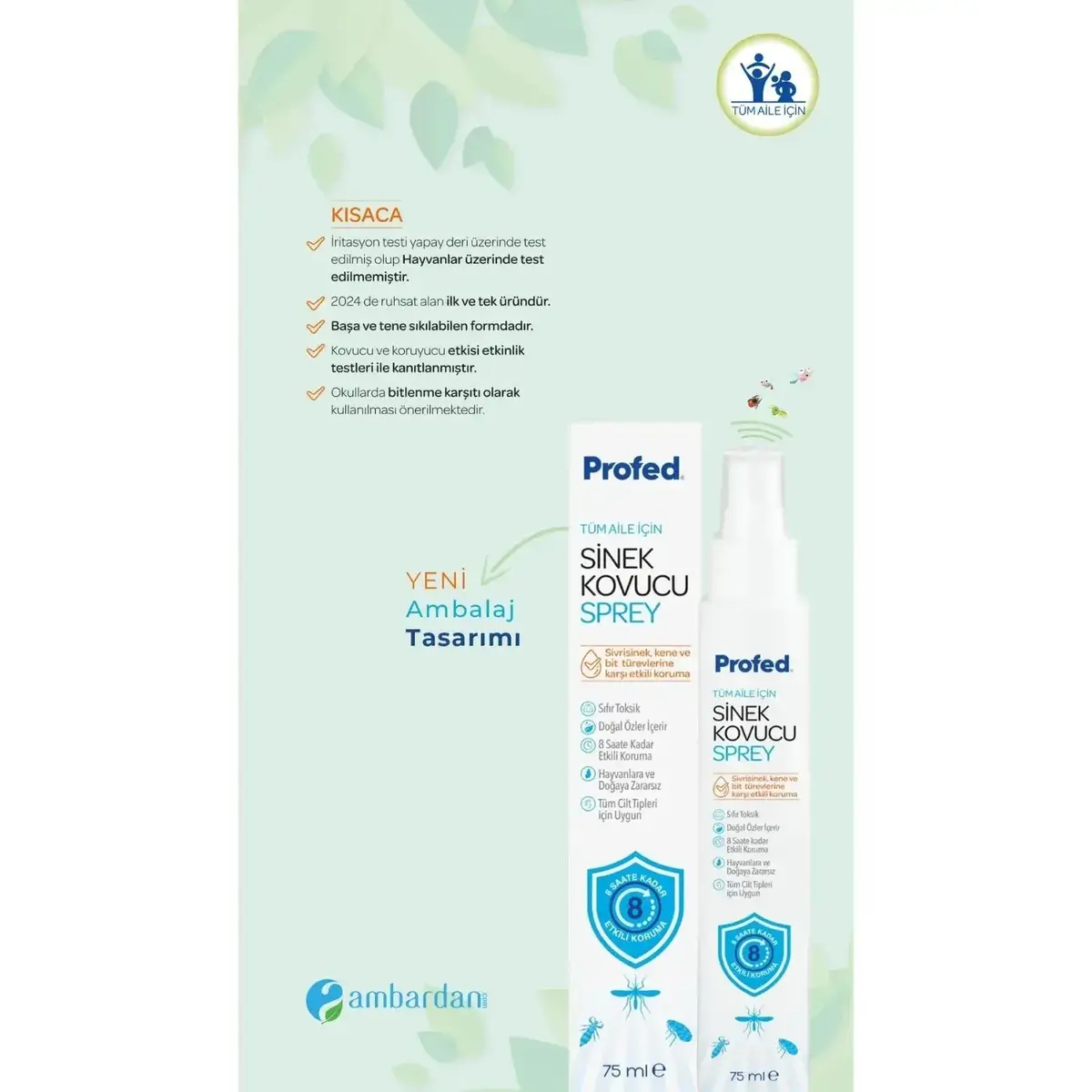 Profed Sinek Kovucu Sprey 75 ml