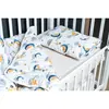 Bebek Nevresim Seti Bulut 3 Parça Çantalı 100x150