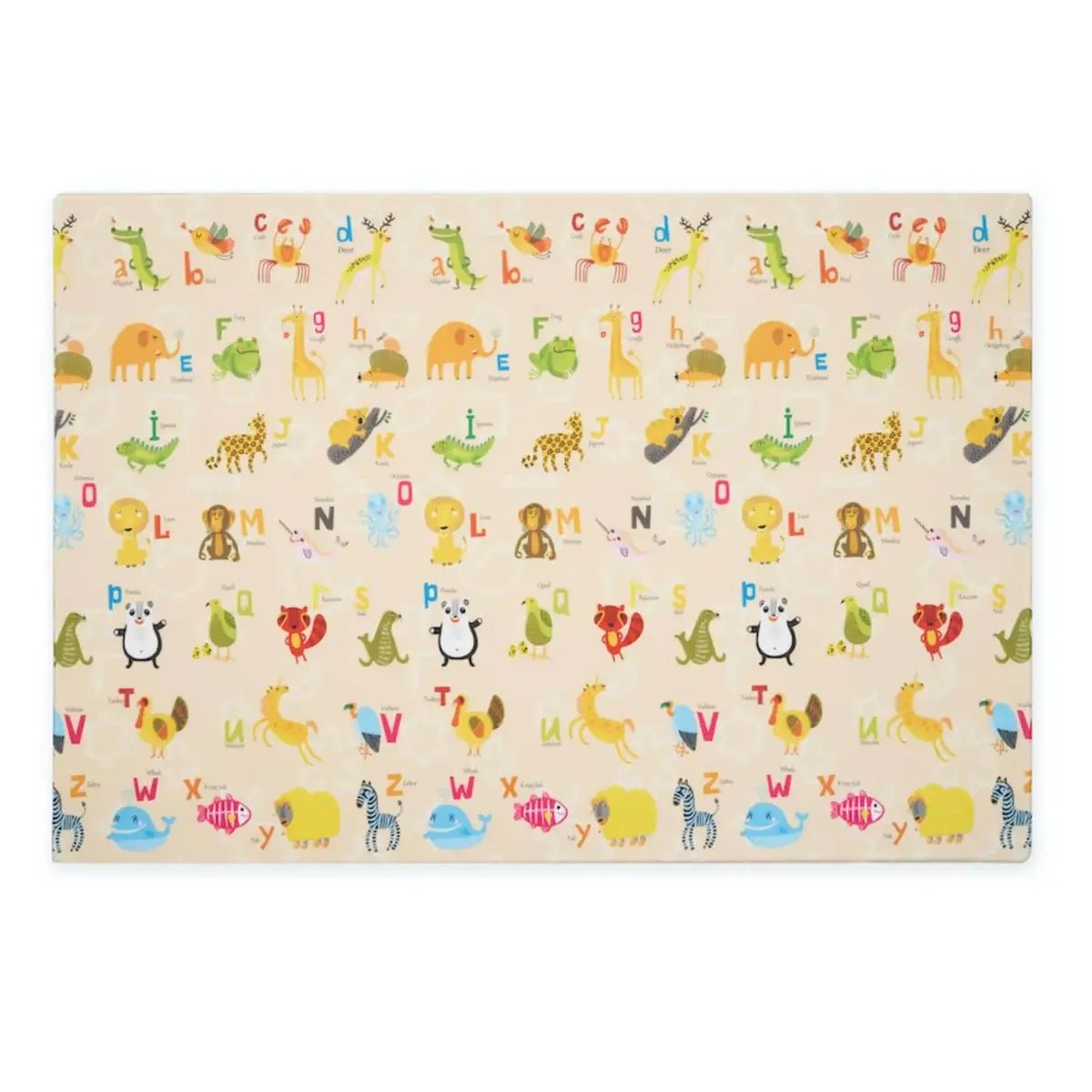 Tummymat Fun Alphabet Gray Stars Oyun Matı 15mm 200x140 cm
