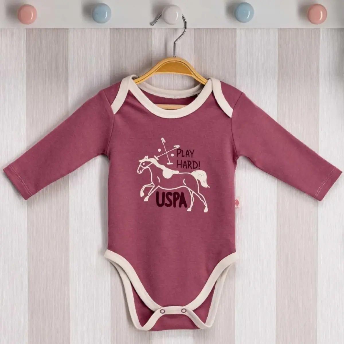 U.S. Polo Body Uzun Kol Mürdüm