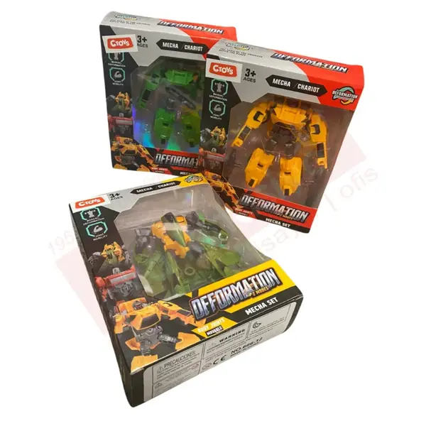 Dönüşebilen Robot Kutulu 8'Li Stant