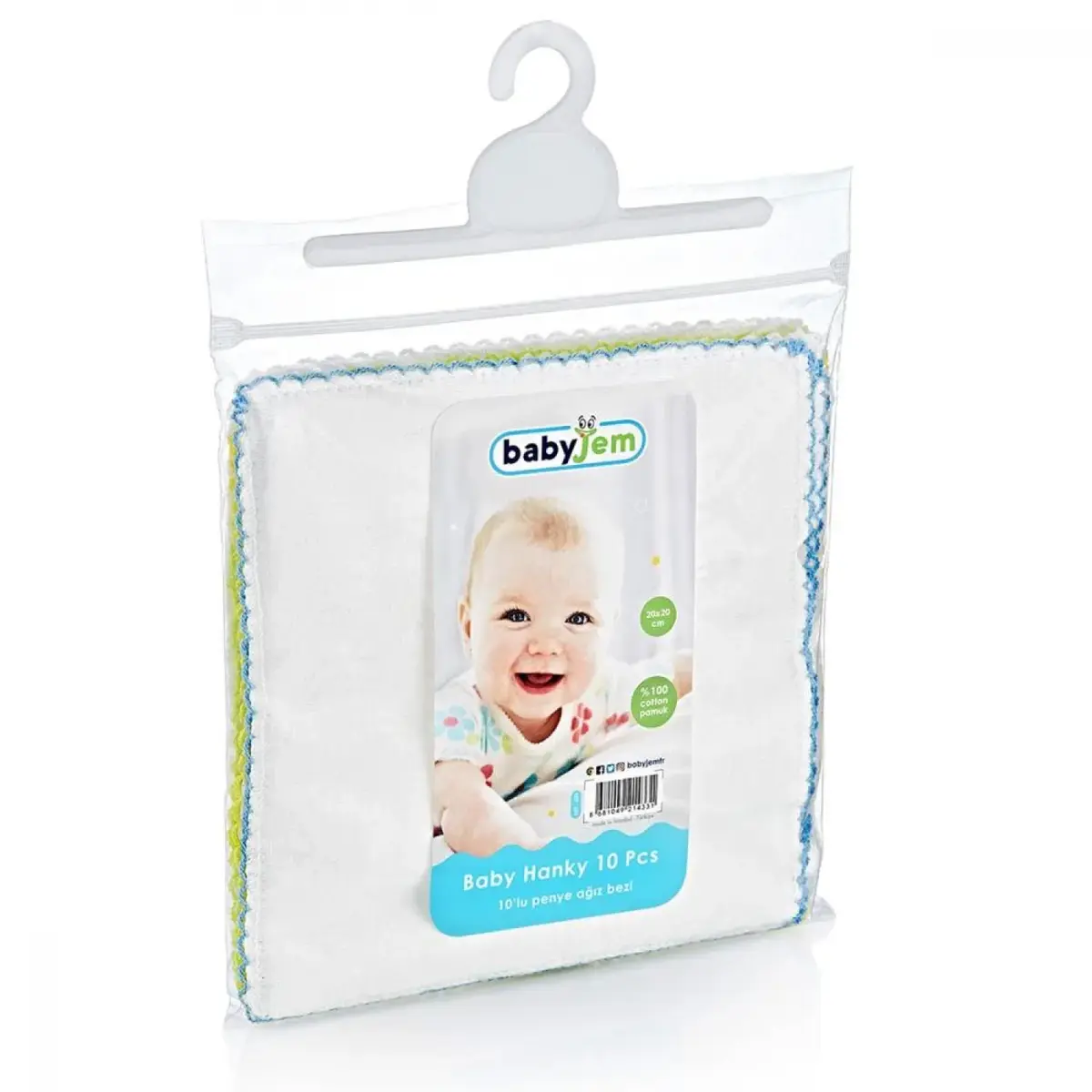 Babyjem Ağız Bezi 10lu Penye